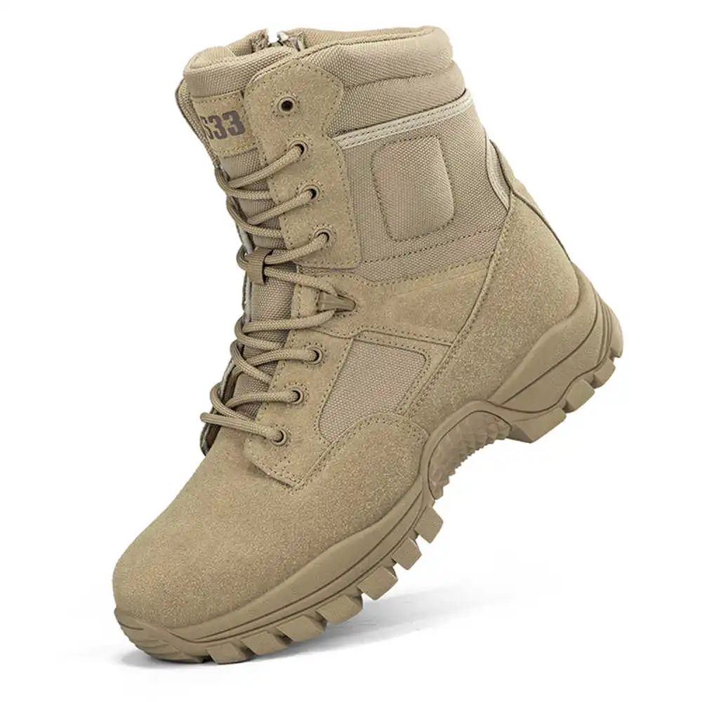 Streetwear Brand Sale - Nonslip Genuine Leather Hiking Boots Designer