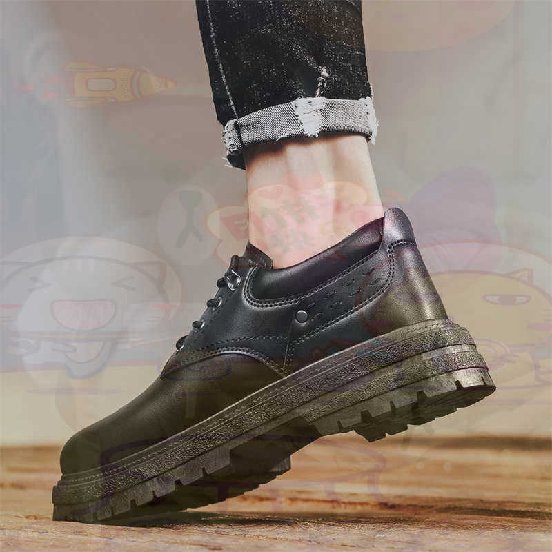 Streetwear Brand Sale - Dark Natural Leather Fashion Trainers Tennis
