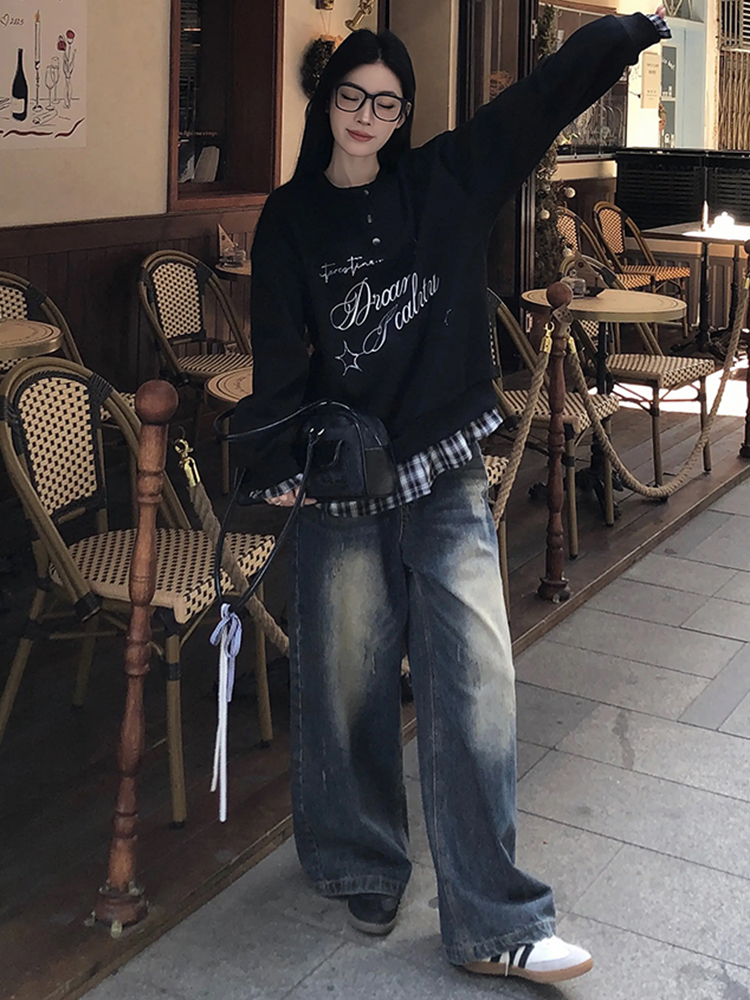 Retro American Lazy Style Wome - Streetwear Brands Of The Year 2025 ulasan dan harga