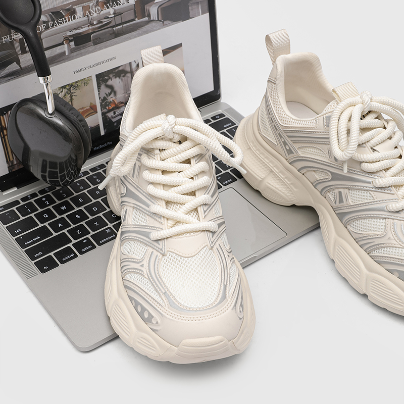 Niche Brand Spring New Mesh Br - Streetwear Brand Shoes ulasan dan harga