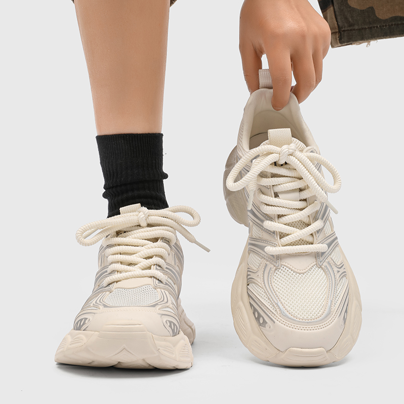 Niche Brand Spring New Mesh Br - Streetwear Brand Shoes ulasan dan harga